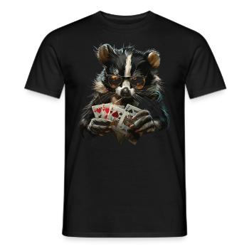 Cribbage Graphic Funny Cribbage Player - Männer T-Shirt - Schwarz - Vorne - AI Model Male 178 light (178cm)