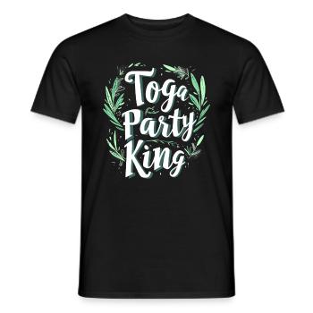 Tenue de fête Toga drôle - T-shirt homme - noir - Devant - AI Model Male 178 light (178cm)