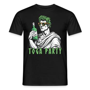 Tenue de fête Toga drôle - T-shirt homme - noir - Devant - AI Model Male 178 light (178cm)