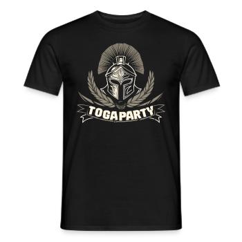 Tenue de fête Toga drôle - T-shirt homme - noir - Devant - AI Model Male 178 light (178cm)