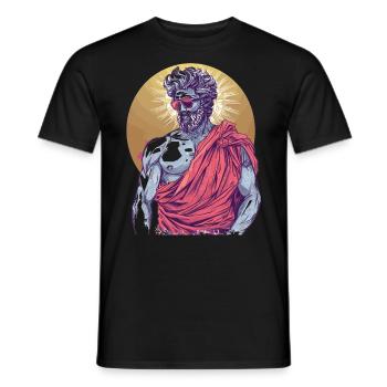 Tenue de fête Toga drôle - T-shirt homme - noir - Devant - AI Model Male 178 light (178cm)