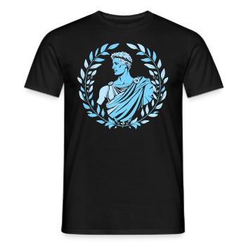 Tenue de fête Toga drôle - T-shirt homme - noir - Devant - AI Model Male 178 light (178cm)