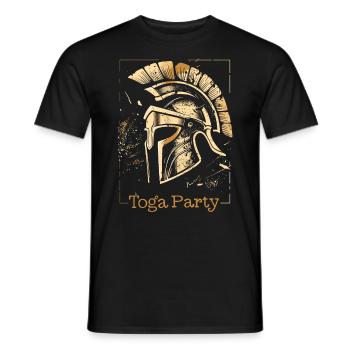 Tenue de fête Toga drôle - T-shirt homme - noir - Devant - AI Model Male 178 light (178cm)