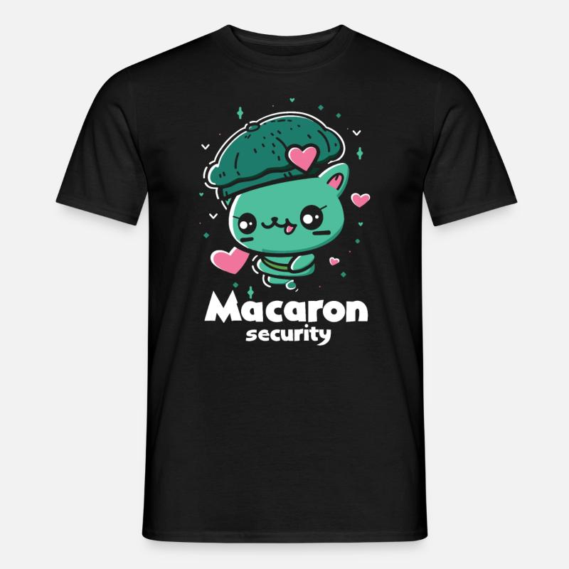 Macaron lovers Macaron Baker - Men’s T-shirt - black