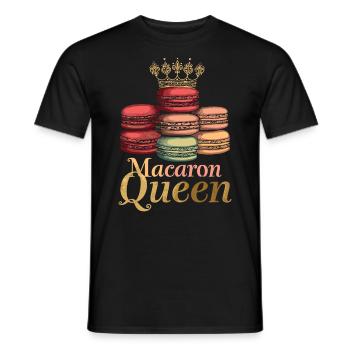 Amateurs de macarons Macaron Baker - T-shirt homme - noir - Devant - AI Model Male 178 light (178cm)