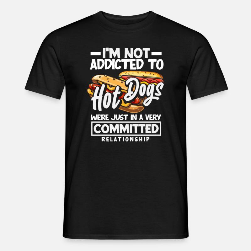 Hot Dogs: Devotional Relationship - Men's T-Shirt - black