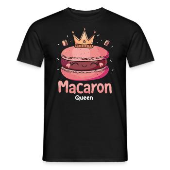 Amateurs de macarons Macaron Baker - T-shirt homme - noir - Devant - AI Model Male 178 light (178cm)