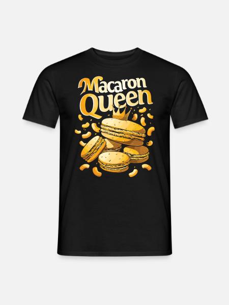 Macaron-liebhaber Macaron Baker - Männer T-Shirt - Schwarz