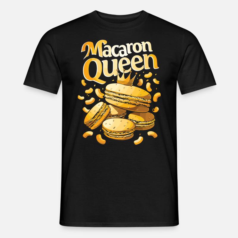 Macaron-liebhaber Macaron Baker - Männer T-Shirt - Schwarz