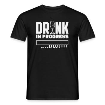 Funny Bartender Saying Bartender Gift - Men's T-Shirt - black - Front - AI Model Male 178 light (178cm)