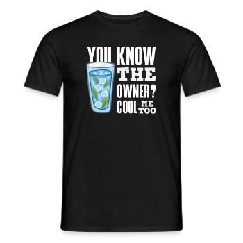 Lustiger Barkeeper Spruch Barkeeper Geschenk - Männer T-Shirt - Schwarz - Vorne - AI Model Male 178 light (178cm)