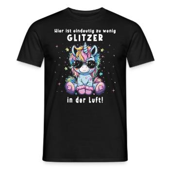 Licorne mignonne, licornes colorées - T-shirt homme - noir - Devant - AI Model Male 178 light (178cm)