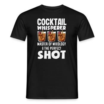 Funny Bartender Saying Bartender Gift - Men's T-Shirt - black - Front - AI Model Male 178 light (178cm)