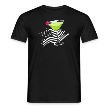 Funny Bartender Saying Bartender Gift - Men's T-Shirt - black - Front - AI Model Male 178 light (178cm)