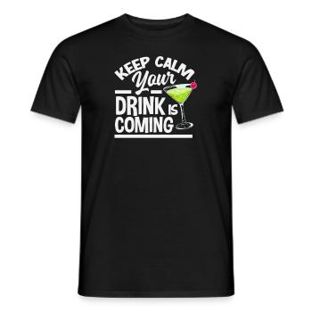 Lustiger Barkeeper Spruch Barkeeper Geschenk - Männer T-Shirt - Schwarz - Vorne - AI Model Male 178 light (178cm)