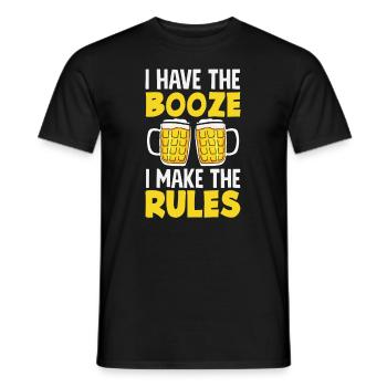 Funny Bartender Saying Bartender Gift - Men's T-Shirt - black - Front - AI Model Male 178 light (178cm)