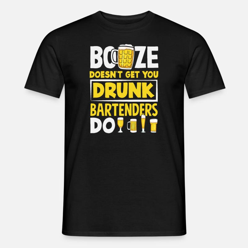 Funny Bartender Saying Bartender Gift - Men's T-Shirt - black
