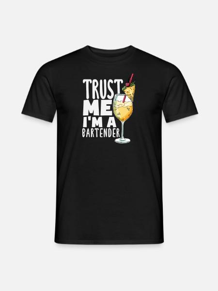 Funny Bartender Saying Bartender Gift - Men's T-Shirt - black