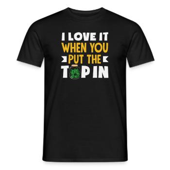 Lustiger Barkeeper Spruch Barkeeper Geschenk - Männer T-Shirt - Schwarz - Vorne - AI Model Male 178 light (178cm)