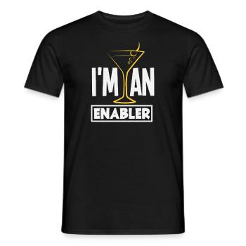 Lustiger Barkeeper Spruch Barkeeper Geschenk - Männer T-Shirt - Schwarz - Vorne - AI Model Male 178 light (178cm)