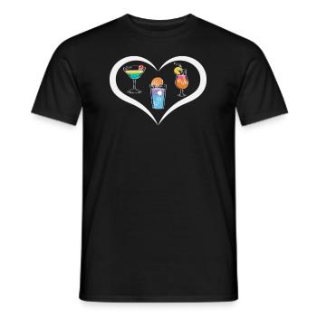 Lustiger Barkeeper Spruch Barkeeper Geschenk - Männer T-Shirt - Schwarz - Vorne - AI Model Male 178 light (178cm)