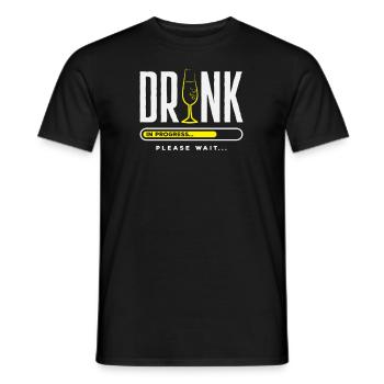 Funny Bartender Saying Bartender Gift - Men's T-Shirt - black - Front - AI Model Male 178 light (178cm)