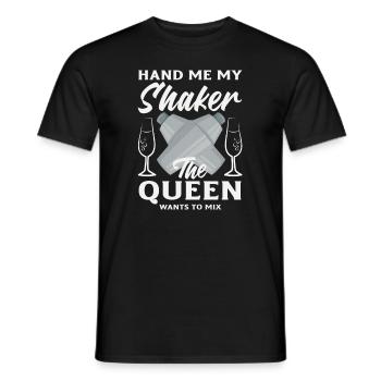Barman drôle disant cadeau de barman - T-shirt homme - noir - Devant - AI Model Male 178 light (178cm)