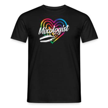 Funny Bartender Saying Bartender Gift - Men's T-Shirt - black - Front - AI Model Male 178 light (178cm)