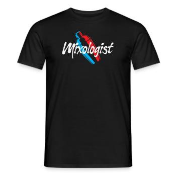 Funny Bartender Saying Bartender Gift - Men's T-Shirt - black - Front - AI Model Male 178 light (178cm)
