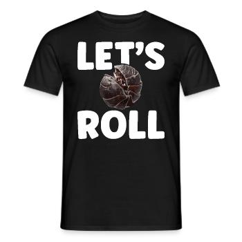 Isopode Propriétaire Let ́s roll Entomologiste Rollie Pollie - T-shirt homme - noir - Devant - AI Model Male 178 light (178cm)