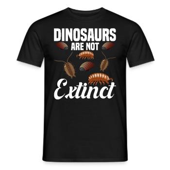 Rollie Pollie Dinosaur Lover Entomologiste Pill Bug - T-shirt homme - noir - Devant - AI Model Male 178 light (178cm)