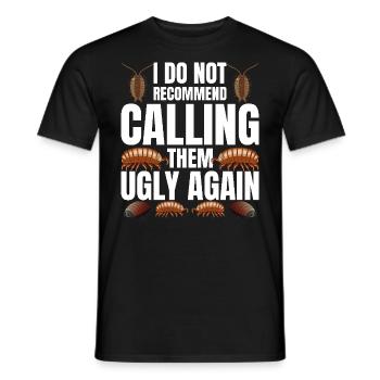 Rolly Polly Owner Insect Lover Entomologist Isopod - Männer T-Shirt - Schwarz - Vorne - AI Model Male 178 light (178cm)