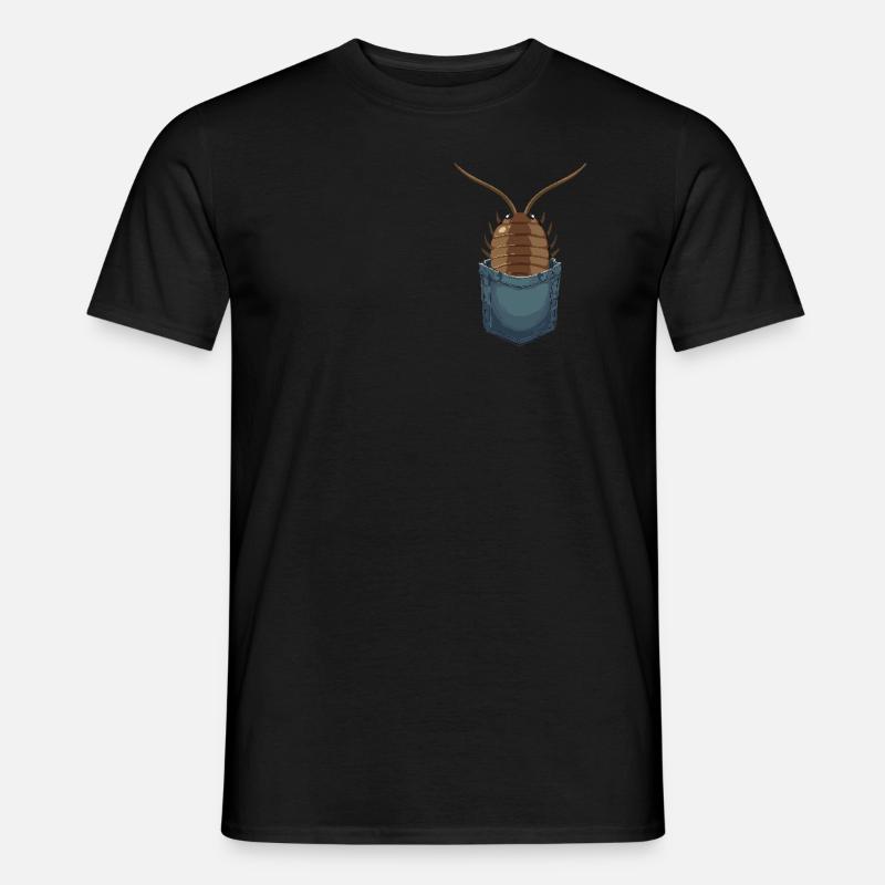 Pill Bug Illustration for Rollie Pollie Mom Isopod - Männer T-Shirt - Schwarz