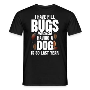 Rolly Polly Owner Insect Entomology Pill bug - Männer T-Shirt - Schwarz - Vorne - AI Model Male 178 light (178cm)