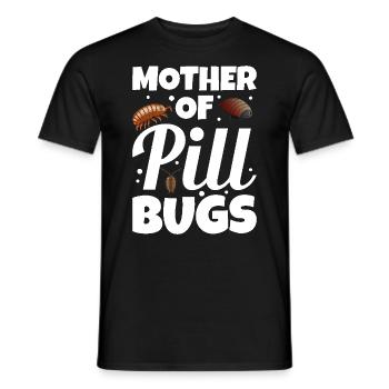 Mère de punaises Rollie Pollie Maman Entomologiste - T-shirt homme - noir - Devant - AI Model Male 178 light (178cm)