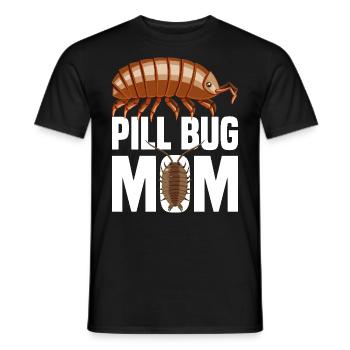 Pill Bug Mom Isopod Mama Entomologist Rollie Polli - Männer T-Shirt - Schwarz - Vorne - AI Model Male 178 light (178cm)