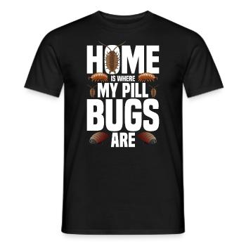Rolly Polly Lover Entomologist Insect Owner - Männer T-Shirt - Schwarz - Vorne - AI Model Male 178 light (178cm)