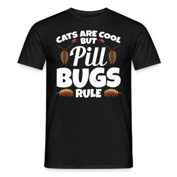 Tenue du propriétaire de la punaise Rollie Pollie Entomologiste - T-shirt homme - noir - Devant - AI Model Male 178 light (178cm)