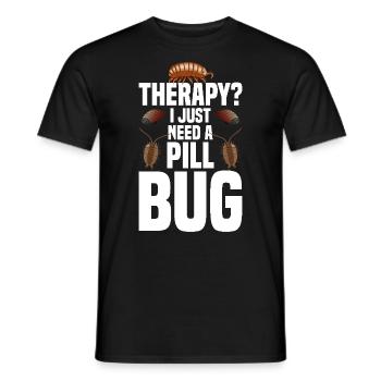 Rollie Pollie Lover Entomologiste Insect Pill bug - T-shirt homme - noir - Devant - AI Model Male 178 light (178cm)