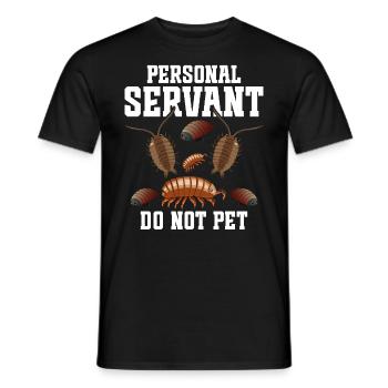 Rollie Pollie Enthusiast Isopod Pill bug - T-shirt homme - noir - Devant - AI Model Male 178 light (178cm)