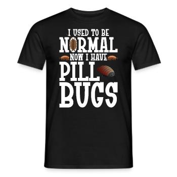 Pill Bug Owner Isopod Entomologist Pill Bugs Rolli - Männer T-Shirt - Schwarz - Vorne - AI Model Male 178 light (178cm)