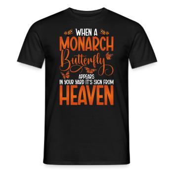 Monarch Butterfly Owner Entomology Monarch - Männer T-Shirt - Schwarz - Vorne - AI Model Male 178 light (178cm)