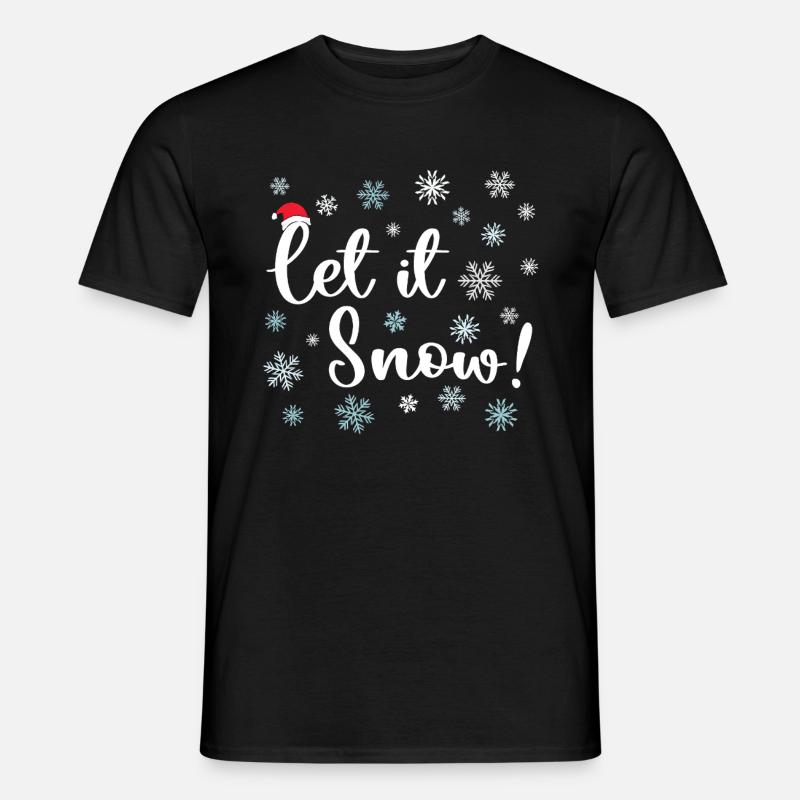 Let It Snow - Men's T-Shirt - black