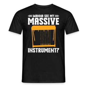 Country Music steelin Pedal Steel Guitarist - Männer T-Shirt - Schwarz - Vorne - AI Model Male 178 light (178cm)