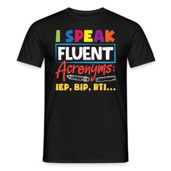 Schule Psych Berater Psychologie - Männer T-Shirt - Schwarz - Vorne - AI Model Male 178 light (178cm)