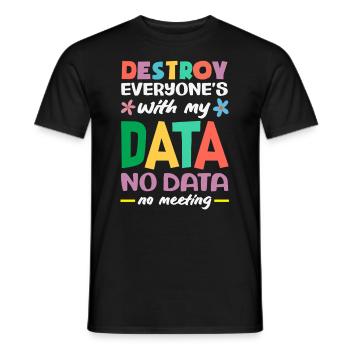 Schule Psych Berater Psychologie - Männer T-Shirt - Schwarz - Vorne - AI Model Male 178 light (178cm)
