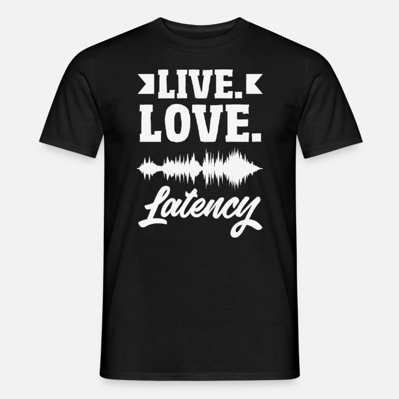 Lustiger Audiovisueller Techniker AV Tec - Männer T-Shirt - Schwarz