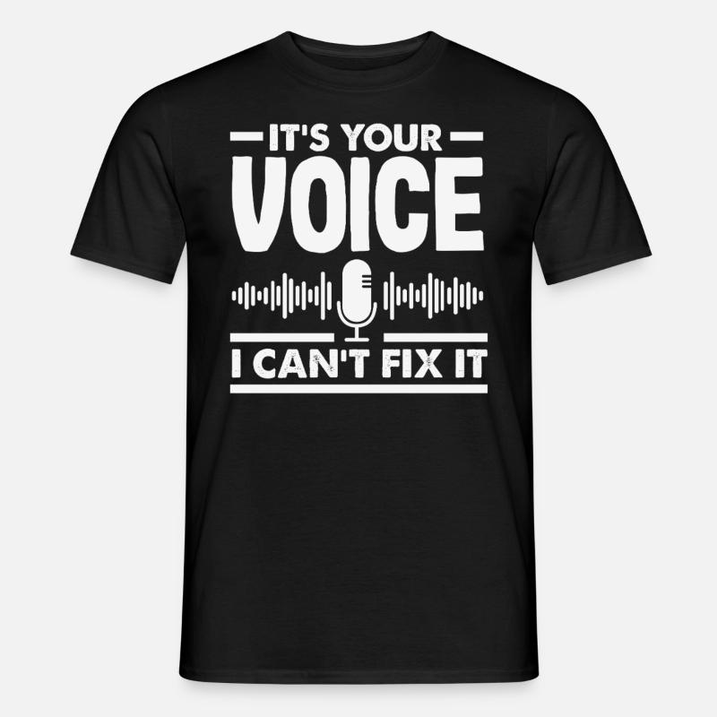 Lustiger Audiovisueller Techniker AV Tec - Männer T-Shirt - Schwarz