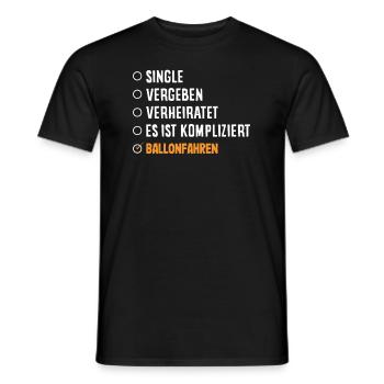 Ballooning Single Taken Married - Men's T-Shirt - black - Front - AI Model Male 178 light (178cm)