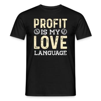 Lustiger Zitat Steuerberater Unternehmer - Männer T-Shirt - Schwarz - Vorne - AI Model Male 178 light (178cm)